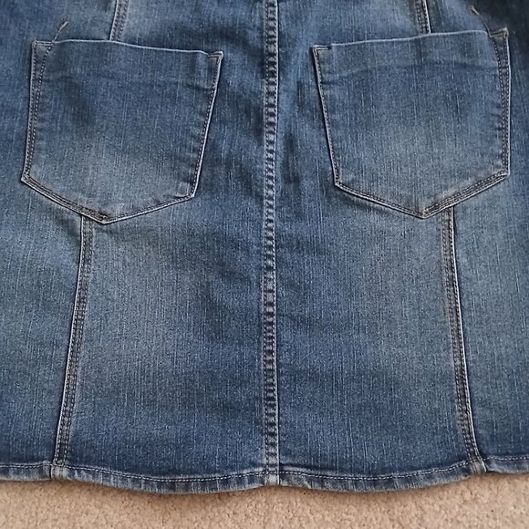 Mossimo Jean Skirt Plus Size - Picture 4 of 5